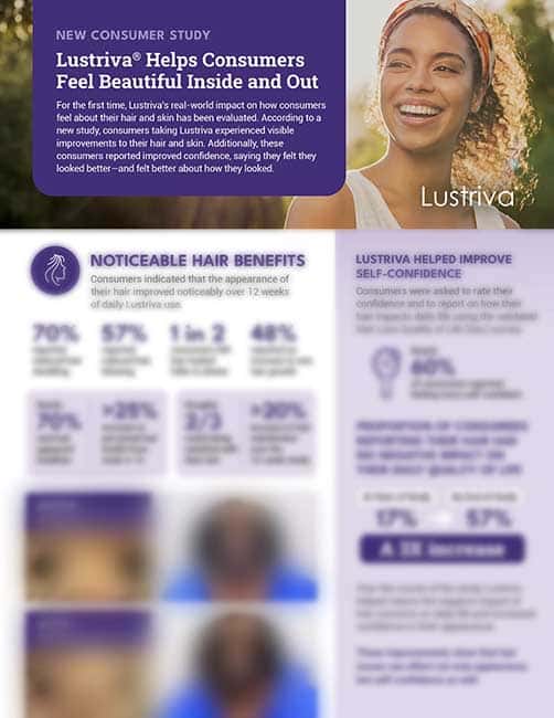 Lustriva Open Label Study Infographic preview